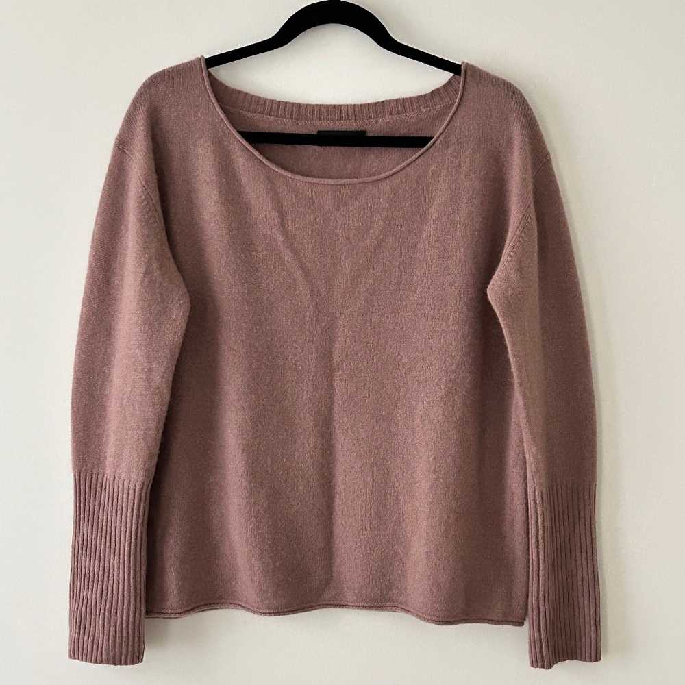 Naadam 100% Cashmere Boatneck Sweater In Mink